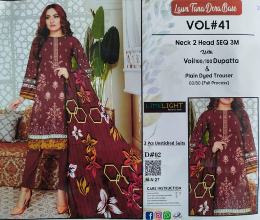 Digital Tana Dora Lawn Design 5